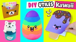 ✂️ Haz ÚTILES Escolares KAWAII  LA ESCUELA  ★ DIY Manualidades fáciles y sencillas ★ ✌😁 [upl. by Anderer272]