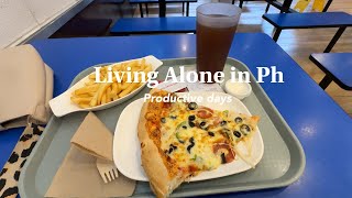 Living Alone in Ph ✨SampR pizza New Lifetime Table Barley Coffee [upl. by Assiralk]