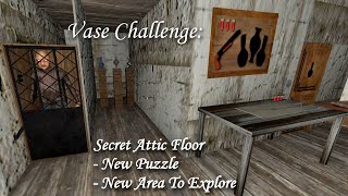 Granny Recaptured PC  The Secret Attic Floor On Grannys House Map Expand Update [upl. by Jovitah]