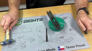 XS Tech Tips  Removing Sights with Red Threadlocker [upl. by Ciccia]