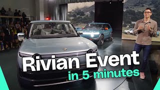 Rivians R2 R3 and R3X launch event in 5 minutes [upl. by Aneet]