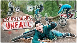 MOUNTAINBIKE TRICKS einem Anfänger zeigen  Endet im krassen Sturz  alexOmay [upl. by Alemaj216]