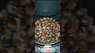 AİRFRYERDA KESTANE chestnut marron каштан şabalıd cooking cooking eating recipe yemek food [upl. by Adnuahs532]