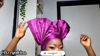 2024 INSTAGRAM TRENDY GELE STYLES TUTORIAL [upl. by Kenwee]