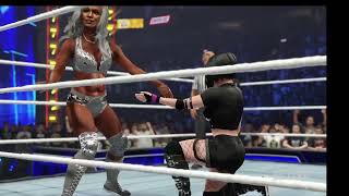 WWE 2K24 Jade Cargill vs Local competitor [upl. by Esinert380]