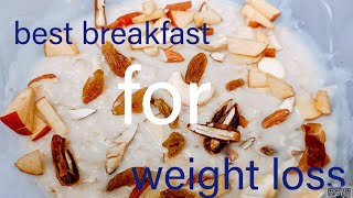 Best oatmeal breakfast for weight loss no sugar added 10 min oatmeal recipe easy to make [upl. by Einaffyt]