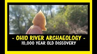 Ohio River Archaeology  Arrowhead Hunting  Mudlarking  History Channel  Documentary [upl. by Koloski]