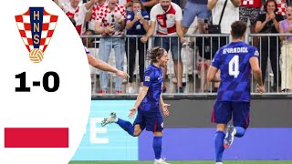 Kroatien VS Polen 10 Highlights  UEFA Nations League 20242025 [upl. by Magee]