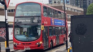 VDL DB300 Wright Gemini 2 Arriva London DW310 LJ10CUV Route 466 Addington Village [upl. by Waddell]