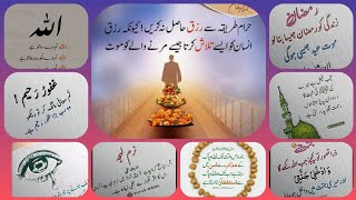 Aqwal e zareen😭😭😭😭😭Quotes in urduUrdu AqwalMotivation Heart Touching [upl. by Ekeiram]