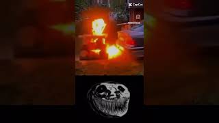 Bmw E36 328i Flames Troll Face shorts [upl. by Packer]