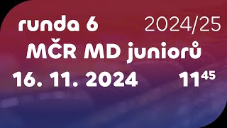 runda 6 – MČR MD juniorů 202425 [upl. by Nilsoj950]