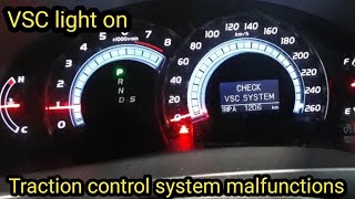 Fix Check Engine light and VSC TRACTION CONTROL on Toyota and LEXUS [upl. by Kasey]