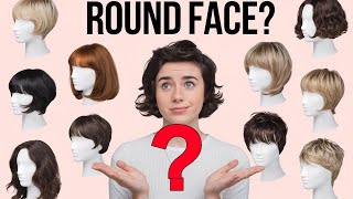 Top 10 Hairstyles for Round Face❓DONT MISS❌ [upl. by Hewart]