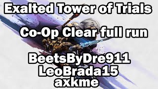 Godfall  Exalted Tower of Trials  CoOp clear ft LeoBrada15 amp axkme  Hinterclaw Crit Build [upl. by Adneram899]