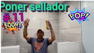 Como Poner Selladorhow to install tile sealer [upl. by Ahtinak]