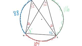 Inscribed Angles Practice Problems 104 Additional Practice [upl. by Micheal486]