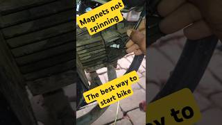 ✅Magnets not spinning 💥 The best way to start bike automobile modified [upl. by Chandra]