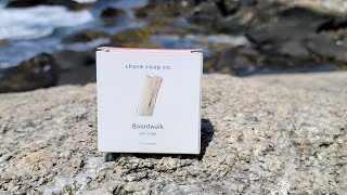 Soap Shore company Boardwalk bar soap review [upl. by Atyekram331]