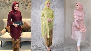 42 Model Baju Kebaya Brokat Pesta Terbaru di Tahun 2024 2025 [upl. by Yzeerb559]