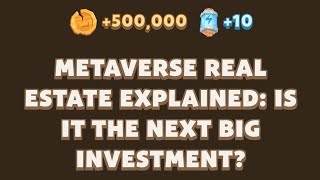 Metaverse Real Estate Explained Is It the Next Big Investment [upl. by Nale190]