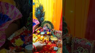 Gopashtami Pooja🐮❤️laddugopal krishna gopashtami shorts shortsfeed viralshorts trendingshorts [upl. by Legim]