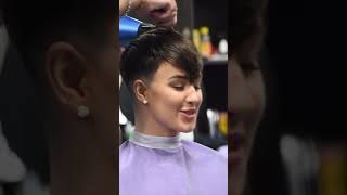 Girls short pixie hair cut styles haircut transformation hair hairshorts 2024 [upl. by Yrrehs]