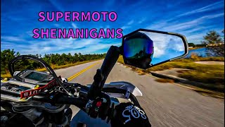 SUPERMOTO SHENANIGANS PART 2 [upl. by Waite]