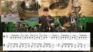 Drum Lesson Kevan Roy Metric ModulationPolyrhythmic kick drum pattern [upl. by Aniluap]