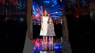 The mother and daughter excite the audience on AGT americasgottalent agt magic shorts [upl. by Aleel]