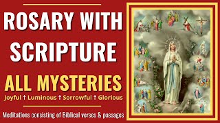 ALL 20 Mysteries  Rosary With Scripture  Scriptural Rosary [upl. by Hael861]