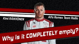 Kimi Räikkönen Has Problems With an EMPTY…Battery  Alfa Romeo Team Radio  Azerbaijan GP 2021 FP 1 [upl. by Kinzer138]