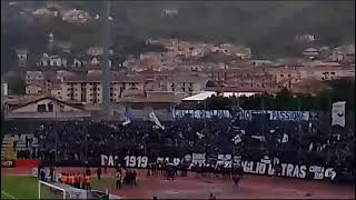 Cavese Budoni 30 La squadra va a salutare la Curva Sud Catello Mari [upl. by Adnama]