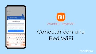 Conectar con una Red WiFi  Xiaomi Android 14  HyperOS 1 [upl. by Nogaem]