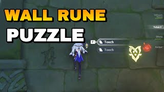 Minacious Isle Wall Rune Puzzle  Genshin Impact [upl. by Leinad]