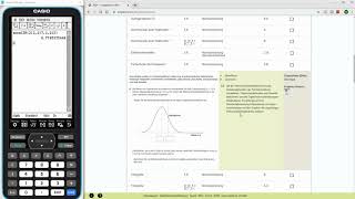 CASIO ClassPad II fxCP 400  Normalverteilung Befehl quotNormalCDFquot [upl. by Elvis811]