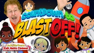 Countdown to Blast Off  Fun Counting Forward and Back Song for Kids  Jack Hartmann [upl. by Basham455]