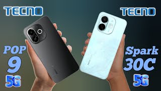 Tecno Pop 9 5G Vs Tecno spark 30C 5G [upl. by Airehc]