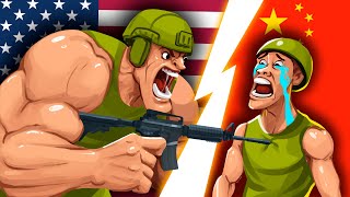 Why USA Soldiers are WAY Stronger Than Chinese Soldiers [upl. by Enowtna]