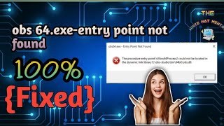 Fix Entry Point Not Found  The Procedure Entry Point Could Not Be Located The Dynamic Link Library [upl. by Matthieu]