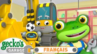 Eric le tractopelle｜Le Garage de Gecko｜Camions pour enfants [upl. by Broeder]