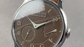 FP Journe Chronometre Souverain Havana 38mm FP Journe Watch Review [upl. by Akirrehs]