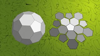 Truncated icosahedron puzzle assembly solution [upl. by Whitten]