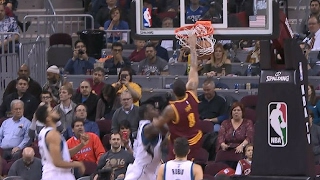 Channing Frye Turns Back Clock with Strong Slam  020117 [upl. by Etnahsal]