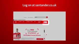 Santander Online Banking – how to log on [upl. by Ataliah]