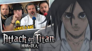 First time watching Attack on Titan reaction episodes 4x5 amp 4x6 SUB [upl. by Mackintosh]