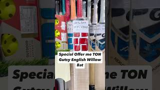 Special Offer me Ton Gutsy English Willow Bat shorts sahilsachinvlogs viralshorts cricket [upl. by Ferrigno267]