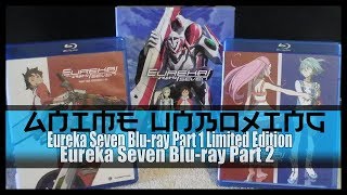 Anime Unboxing  Eureka Seven Bluray Part 1 amp 2 Complete Series Limited Edition [upl. by Oilicec61]