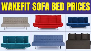 Wakefit Sofa Bed Prices 2024 in India  Sleeper Sofa Folding Sofa Flipper Sofa Designs [upl. by Aitekram658]