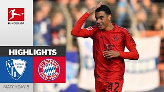 Kane Musiala And Co Shine  VfL Bochum  FC Bayern München  Highlights  MD 8 Bundesliga 2425 [upl. by Ahsener853]